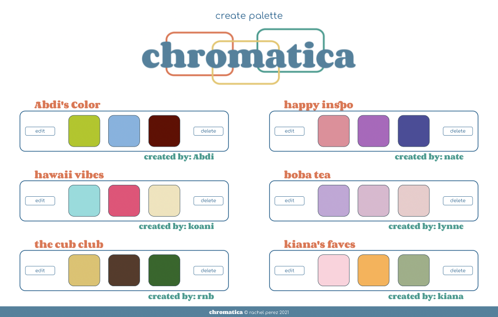 Chromatica homepage
